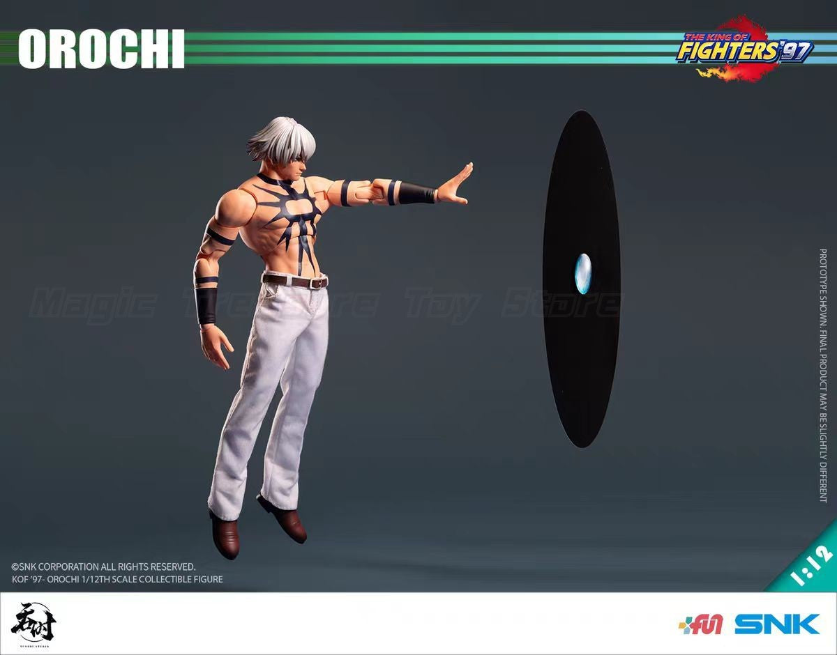 ?Pré-venda?Tunshi Studio TS-015 THE KING OF FIGHTERS '97 Orochi Sun God SNK Autorizado Genuíno Boneco de Ação 1/12 Modelo Brinquedo