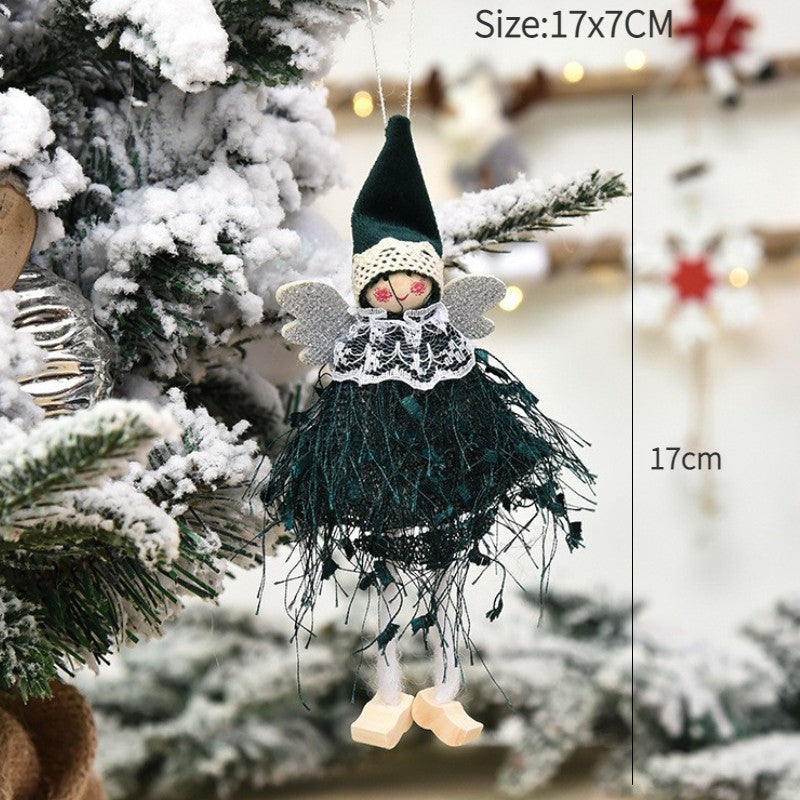 New Year 2024 Christmas Angel Dolls Xmas Tree Pendant Ornaments Navidad 2022 Christmas Decoration for Home Natal Gifts Noel Deco