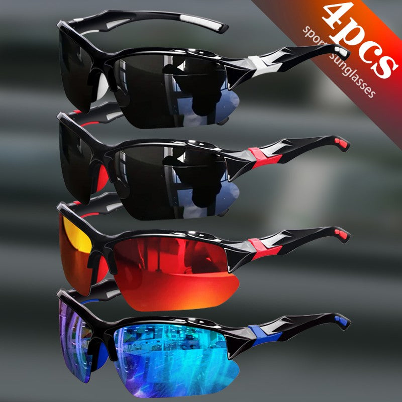 2pcs/4pcs TAC Lens AWGSEE Polarized Sports for Men, PC Frame, Multi-Color Coating, for Fishing, Running, Daily Casual Wear