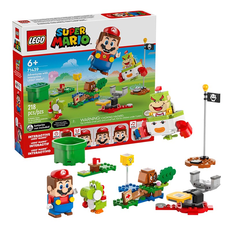 LEGO Peças de Montar Super Mario Série 71439 71441 Aventura com Mario Blocos de Montar Infantis Brinquedo de Presente