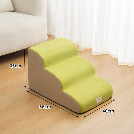 Rampa Escada Antiderrapante para Cães e Gatos, Esponja de Espuma de Memória, Sofá para Cães Idosos, Removível e Lavável, Escadas para Animais de Estimação, Suprimentos para Animais de Estimação