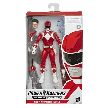 Boneco de Anime Hot Power Rangers Red Ranger Lightning Collection Dino Fury Bonecos de Ação Modelo Estátua Brinquedos Presentes