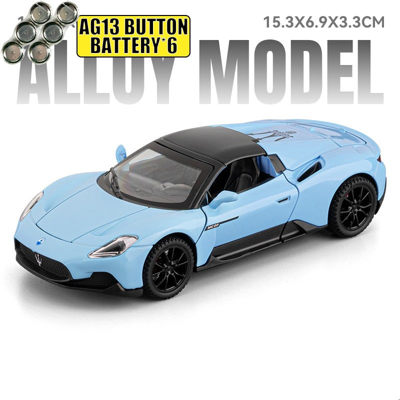 1:32 Maserati MC20 Supercar Alloy Diecast Model Car Boy’s High Simulation Miniature Holiday Present & Home Trendy Ornament Toys