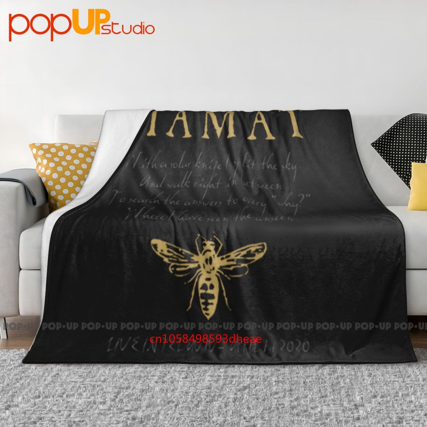Tiamat Wildhoney Tel Aviv Show Ultra-Soft Blanket Quilt Winter Sofa Cover Bed Covers