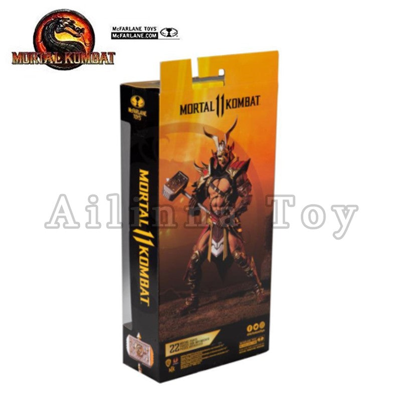 McFARLANE Boneco de Ação Mortal Kombat XI Shao Kahn 7 polegadas Modelo de Anime para Presente