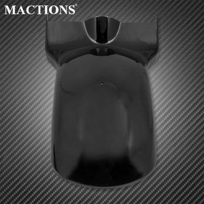 Motorcycle Rear Fender Mudguard Cover With LED Turn Signal Brake Light For Harley Softail Breakout Fat Boy FXDR 2018-2023 Black