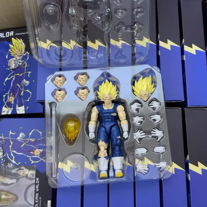 Black Hole Toys & TK Dragon Ball SHF Super Saiyan SSJ Majin Vegeta Battle Damage Full Power Anime Action Figures Models toys