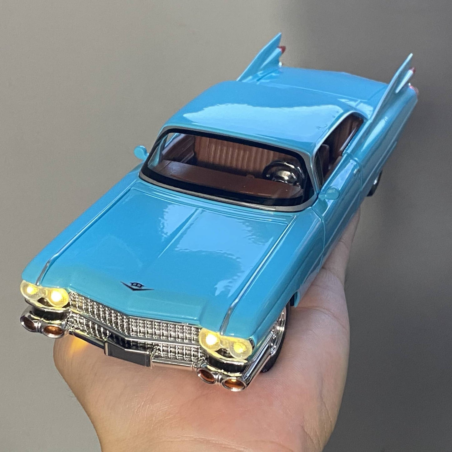1:24 Cadillac Eldorado Biarritz 1959 Série 62 Liga Diecast Modelo Miniatura Voiture Decoração de Casa Presentes de Natal Para Crianças