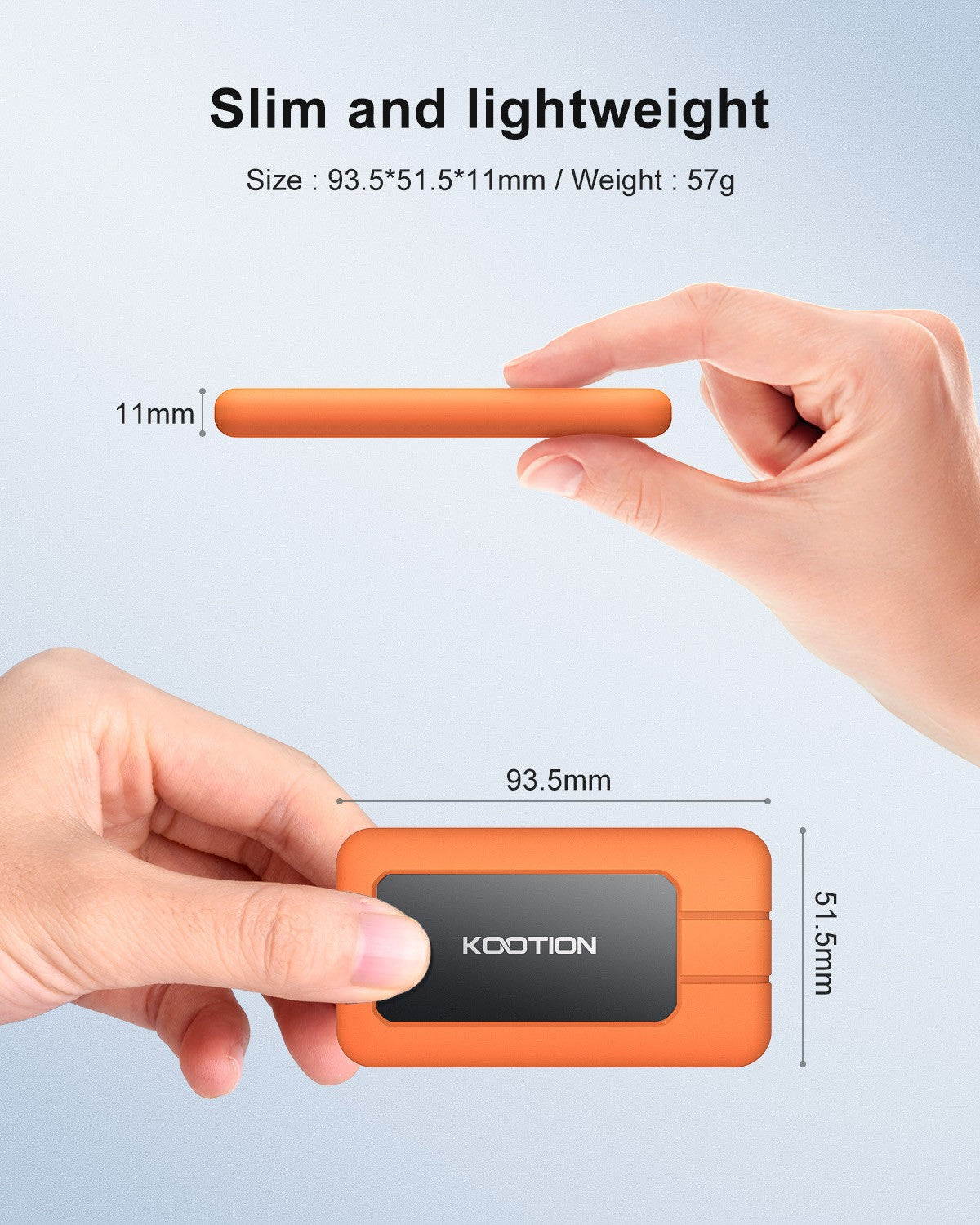 SSD Externo KOOTION X1Max 2TB HD Externo USB 3.2 GEN 2 SSD Portátil 512GB 1TB Mini PSSD para Laptops Desktop PS4 PS5