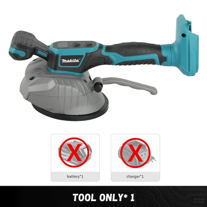 Nivelador de Azulejos Makita: 8 marchas, frequência de vibração de 10000 rpm, 7500 mAh, adequado para vários materiais, com display digital e fácil de usar