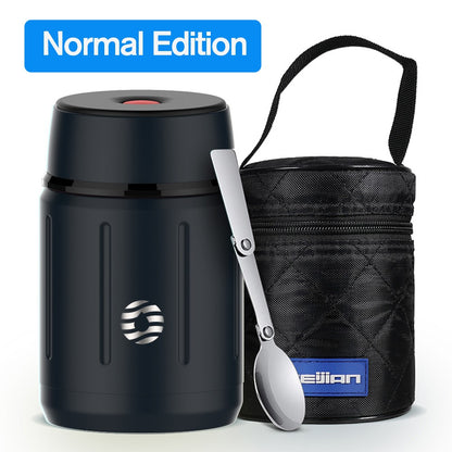Marmita Térmica a Vácuo FEIJIAN de Aço Inoxidável 316 - 750ml com Colher Grátis