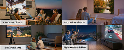 Mini Projetor Wimius 600 ANSI 4K Laser WiFi6 Projetores HD 1080P Beam 20W Dolby hy300max Projetor de Home Theater