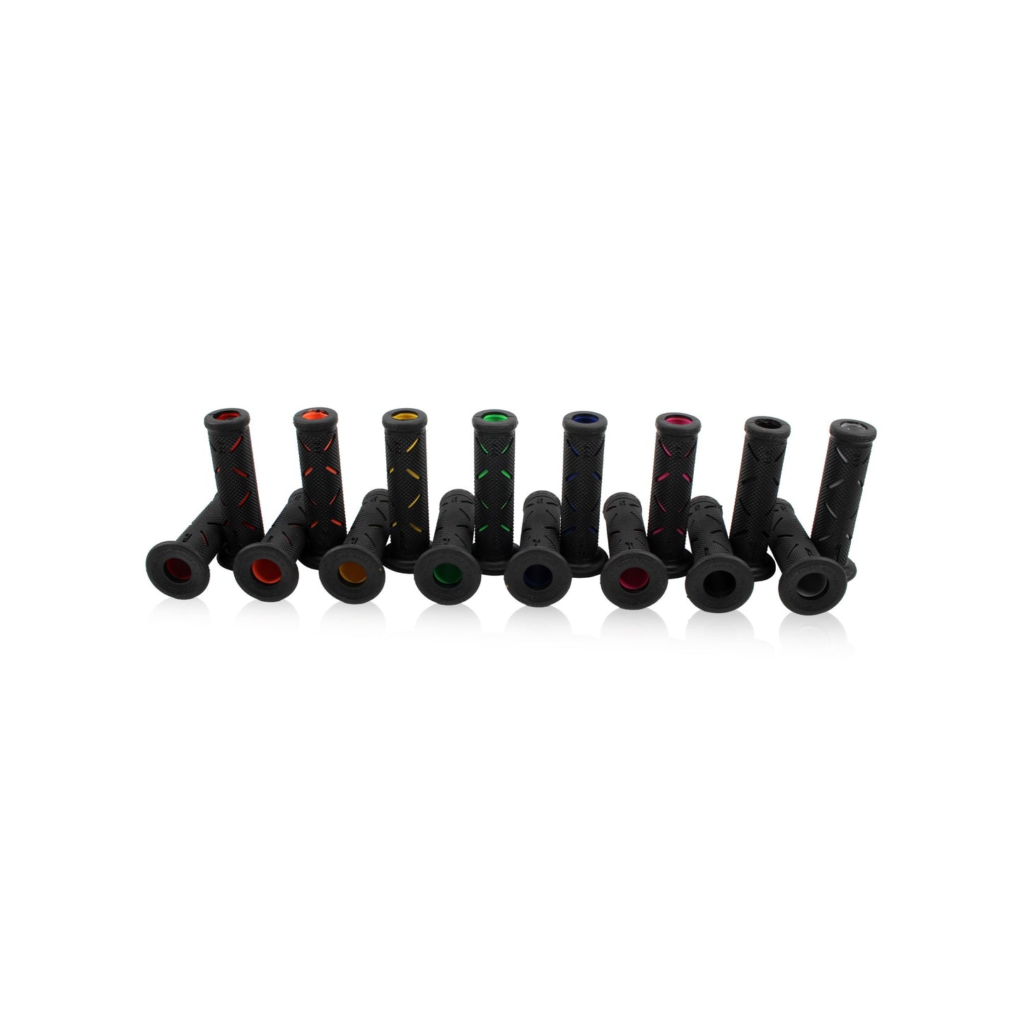 Manopla Profissional de Moto Antiderrapante com Absorção de Choque para Pit Dirt Bike Off-Road Racing Acessórios de Motocross