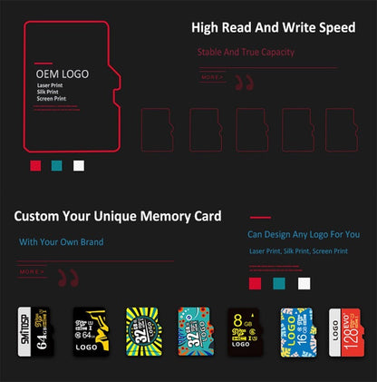 Cartão de memória flash original no atacado 4GB 8GB cartão SD 1GB 2GB Alta velocidade Classe 10 16GB 32GB 64GB 128GB Cartão TF 128mb 256mb 512mb