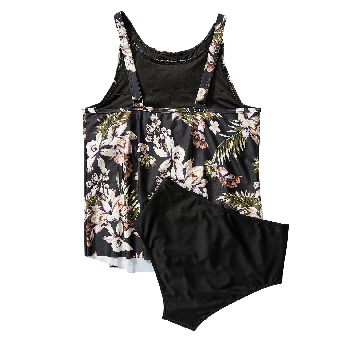 Women Tummy Control Tankini Bathing Suits High Waisted Padded Swimwear Plus Size Beachwear Swimsuit Bikini Sets Female