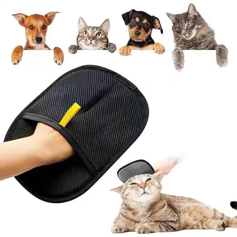 Luvas para Limpeza e Coleta de Pelos de Animais de Estimação Luvas de Beleza Multifuncionais de Dupla Face para Animais de Estimação Reduzem a Pressão de Ter um Animal de Estimação