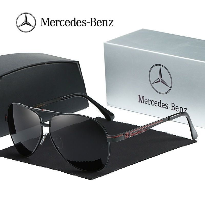 For Mercedes Benz A B C E S V Class GLB GLC GLE AMG Pilot SLK SLC ML Car High Men Anti Glare Driver Goggles Polarized Sunglasses