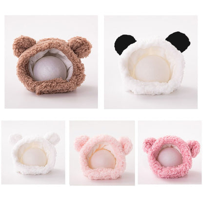 Urso Fofo Coelho Capuz Acessórios para Cães e Gatos de Estimação Cosplay Chapéu de Gato Inverno Lindo Ano Novo Gorro para Filhotes Veludo Macio Suprimentos para Animais de Estimação