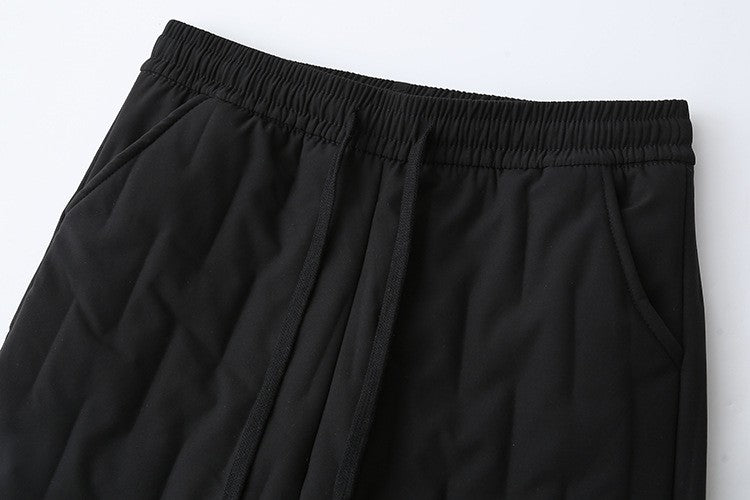 Plus Size Winter Thickened Slimming Warm down Cotton Pants Large Size Casual Trousers for plus Size Women Harlan Style Drawst...
