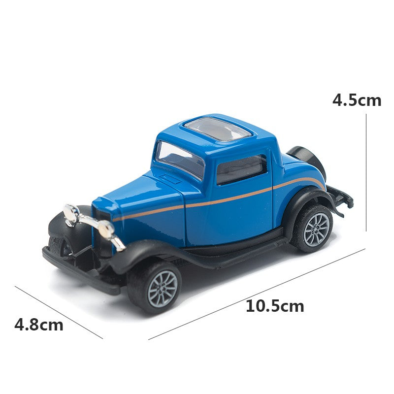 1:43 Alloy Vintage Diecast Car Ford A 1931 Model Car Classic Pull Back Car Model Miniature Vehicle Replica Gift For Kids Adults