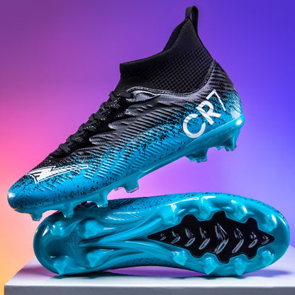 New Men Football Boots Futsal High-quality Match Indoor Hot-selling Soccer Shoes Sneakers High-top Non-Slip Cleats Grass FG/TF