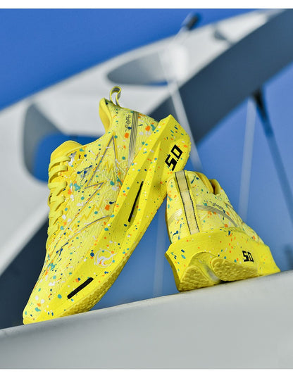 Air Cushion Carbon Plate Running Shoes Jogging Marathon Men Sports Breathable Lightweight Comfortable Nonskid Casual Sneakers