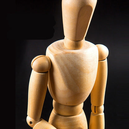 Wooden Hand Body Draw Action Toys Drawing Sketch Mannequin Model Movable Limbs Figures Home Decor Artist Models Jointed Doll