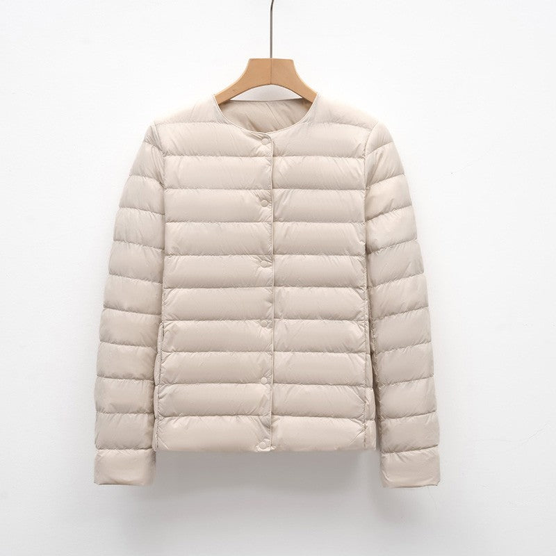 12 Colors Women Long Sleeves 90% White Duck Down Female Slim Warm Inner Ultra Lightweight Packable Ski Jacket Down Liner Jackets