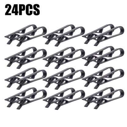 36/2 peças Clipes Fixadores para Lixo Suporte Antiderrapante para Sacola de Lixo Clipes Seladores para Sacos de Salgadinhos Organizador de Cozinha