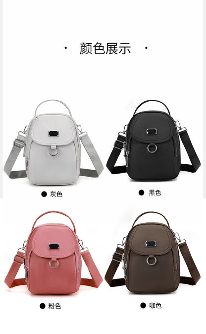 Small Canvas Women's Crossbody Bag Fashionable High-End Shoulder Handbag Large Capacity Space for Stylish Storage