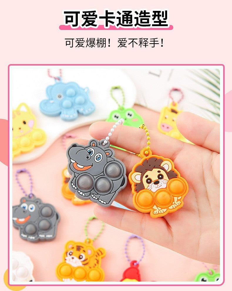 10/30/50/100pcs Animal Bubble Pressing, Pressing, Rebounding, Stress Relieving, Healing Small Items Stress Relief Toys Squeeze
