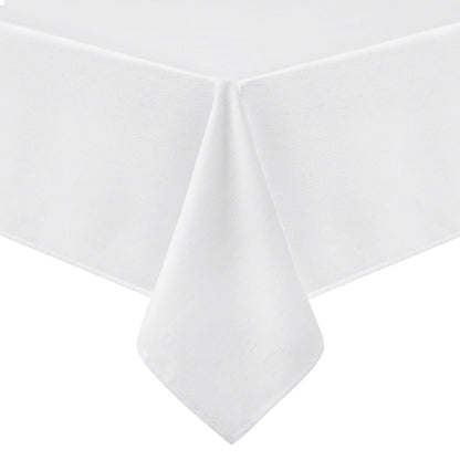 Homaxy Restuarant Rectangle Linen Tablecloths Waterproof Wipeable Fabric Table cloths Kitchen Dining Dirt-Repellent Table Covers