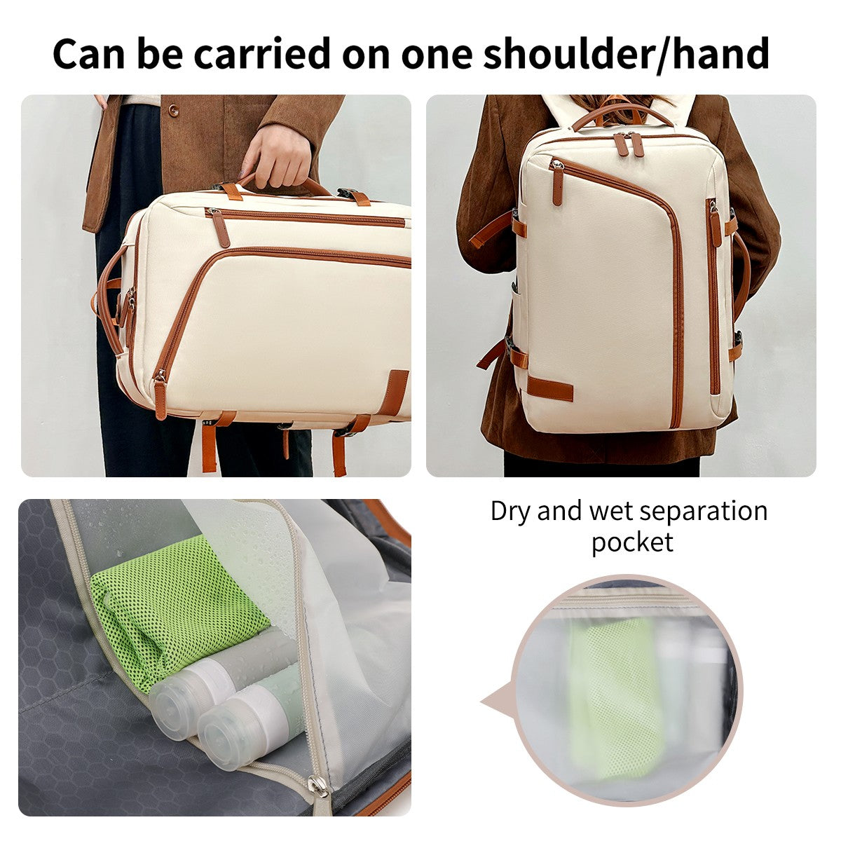 Backpack Unisex New Simple Business Computer Backpack Outdoor Large Capacity Travel Bag Student School Bag Boys