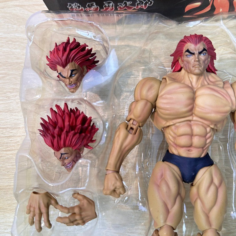 ST Baki Hanma Filho de Ogro Boneco de Ação Hanma Yuujiro Estatueta Ko Luta PVC Coleção Anime Yujiro Figuras Modelo Brinquedos Presentes