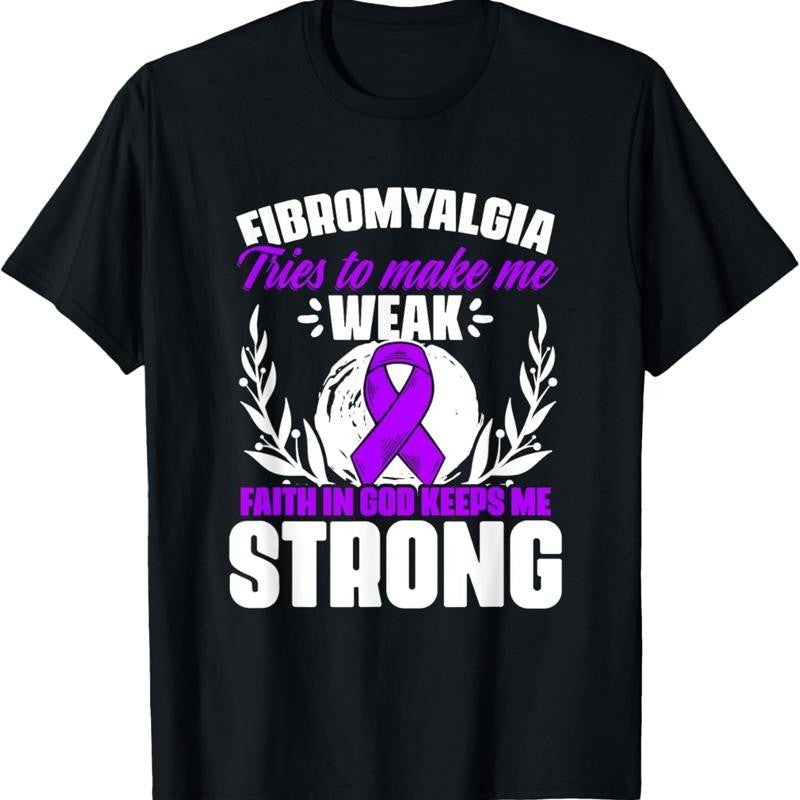 Faith In God Fibro Survivor Fibromyalgia Awareness T Shirt