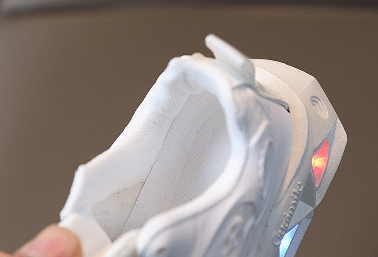 Baby Shoes2025 Spring Autumn New Boys and Girls Light Up Clunky Sneaker Small and Medium-sized Children's Soft Soled Baby Shoes