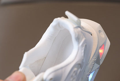 Baby Shoes2025 Spring Autumn New Boys and Girls Light Up Clunky Sneaker Small and Medium-sized Children's Soft Soled Baby Shoes