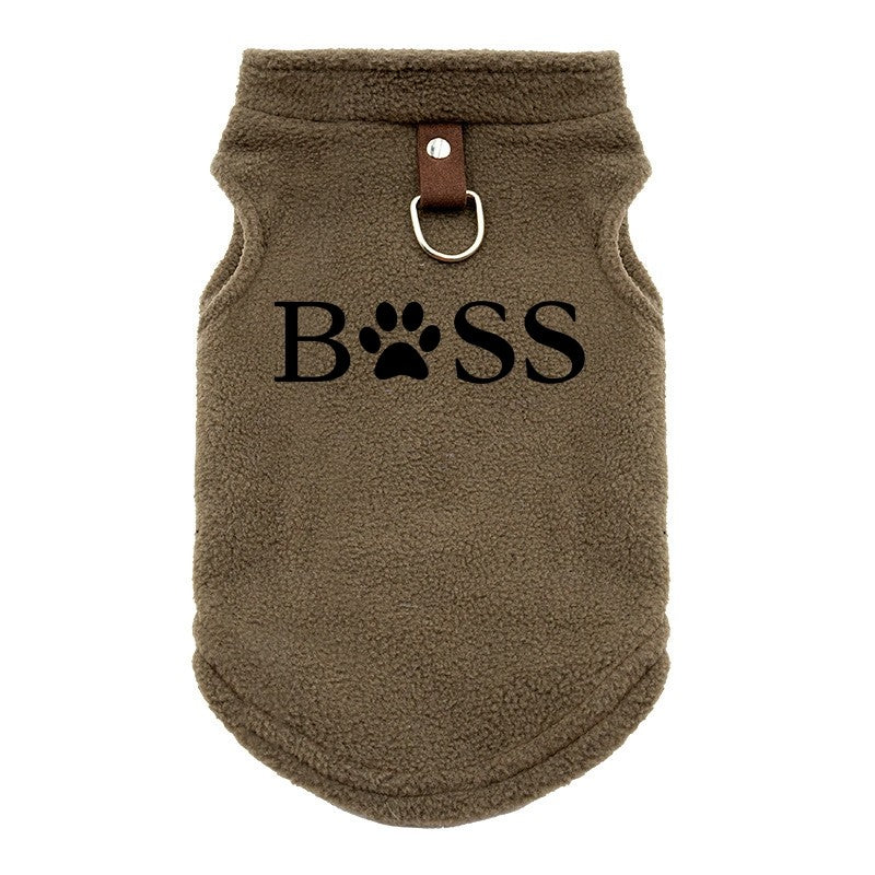 Roupas para cães BSS, casaco de outono inverno, colete quente de lã para cães pequenos Chihuahua Bulldog, jaquetas, fantasias e suprimentos