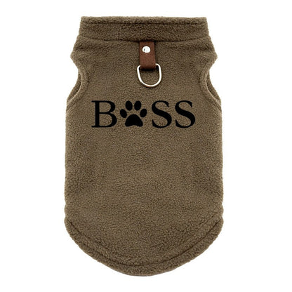 Roupas para cães BSS, casaco de outono inverno, colete quente de lã para cães pequenos Chihuahua Bulldog, jaquetas, fantasias e suprimentos