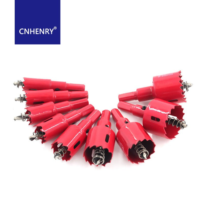 Kit de Serra Copo Bi-Metálica com Brocas e Mandril para Metal, PVC e Plástico - Ferramenta DIY