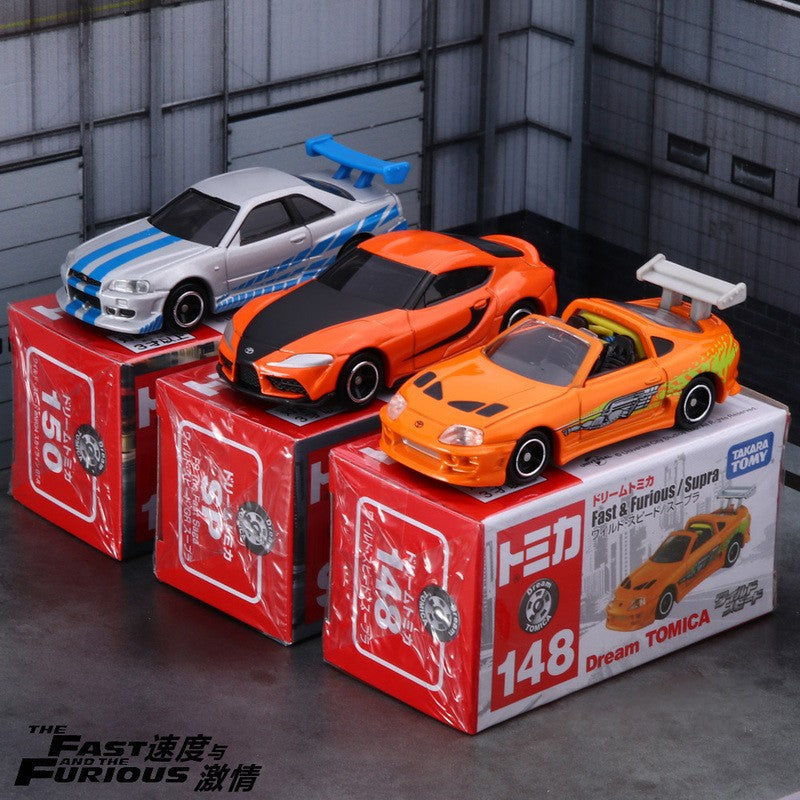 TOMY Supra GTR R34 AE86 Liga de Carro Diecasts e Veículos de Brinquedo Carro Modelo em Miniatura Escala de Carro Modelo para Crianças