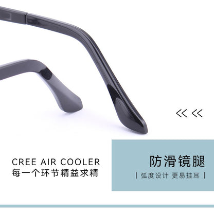 62MM Business Oversized Eyewear Frame Super Large Optical full frame glasses Big Head Metal Big Size reading  Glasses for men