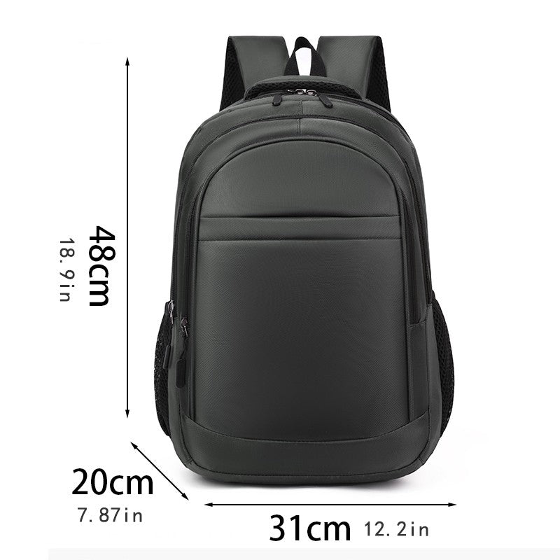 Large-capacity backpack - laptop bag, featuring a 15.6-inch tablet pocket and zippered pockets - utilizing anti-fading technolog
