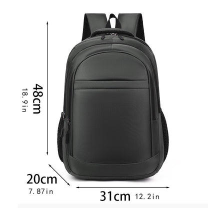 Large-capacity backpack - laptop bag, featuring a 15.6-inch tablet pocket and zippered pockets - utilizing anti-fading technolog