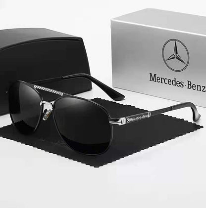For Mercedes Benz A B C E S V Class GLB GLC GLE AMG Pilot SLK SLC ML Car High Men Anti Glare Driver Goggles Polarized Sunglasses