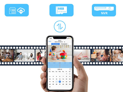 4MP IP Wifi Camera Wi-Fi 2MP 1080P Surveillance Camera Indoor Home Two Way Audio Wireless Security Camara 2.8mm Video CamHi Cam