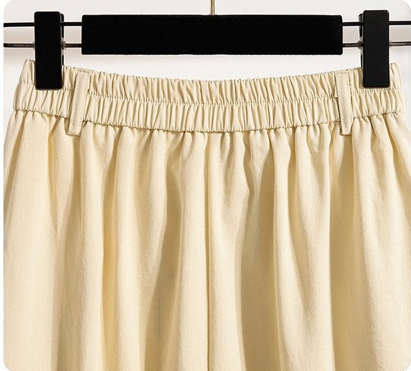 Summer Women Plus Size Skirt 2025 New High Waist Irregular Mid Long Skirt Woman Elastic Waist A Line Pleated Big Size Skirts