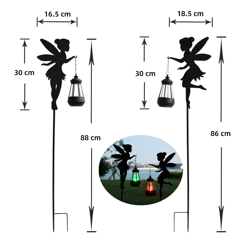 Solar Lights Outdoor Solar Watering Can Light Solar Garden Lights Waterproof Metal Hanging Lantern Fairy Garden Decor Outside