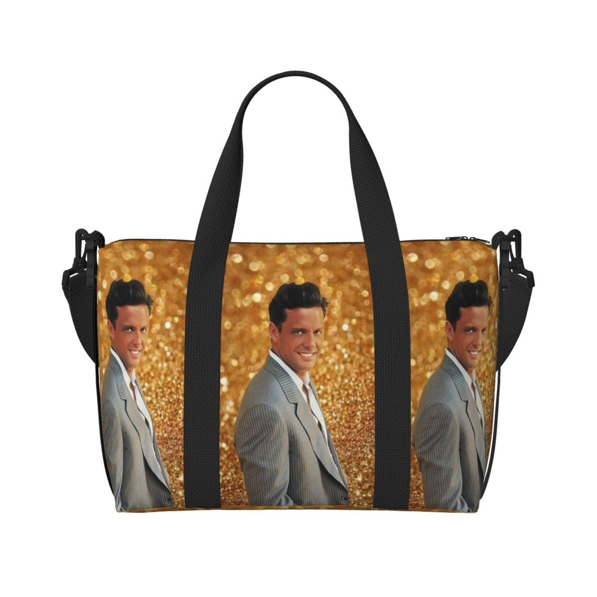 El Sol De Mexico Luis Miguel Beach Travel Bag Large Capacity Tote Bags for Gym Sport Women Shopping Duffle Shoulder Bag