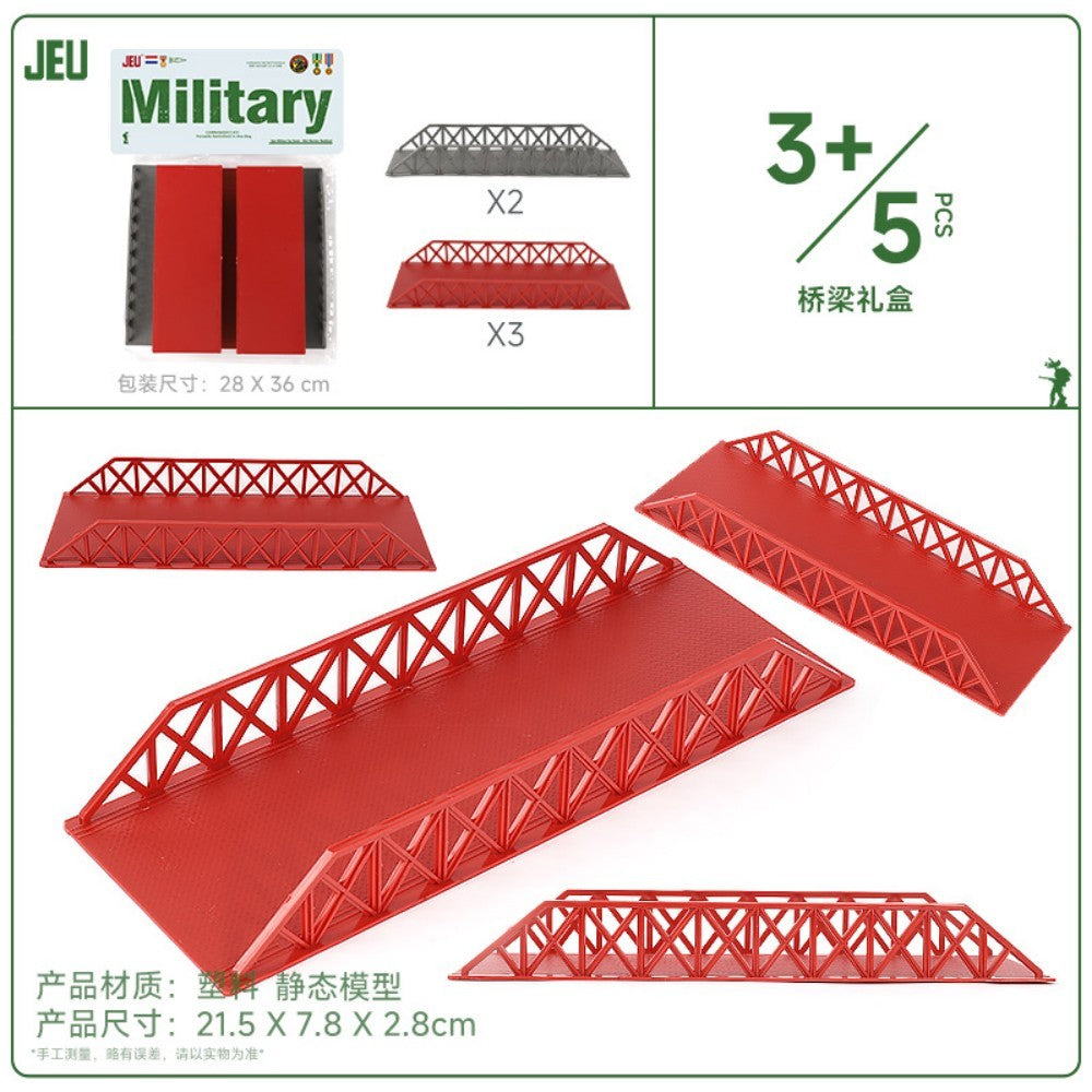 ViiKONDO Bonecos Soldados Exército Brinquedos Modelo Veículo Militar Acessórios Jogo de Guerra Tanque Radar Lançador de Mísseis Artilharia Caça Quartel Ponte